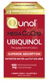 Qunol Mega CoQ10 Ubiquinol Superior Absorption 100mg Softgels, 60 CT, thumbnail image 1 of 5