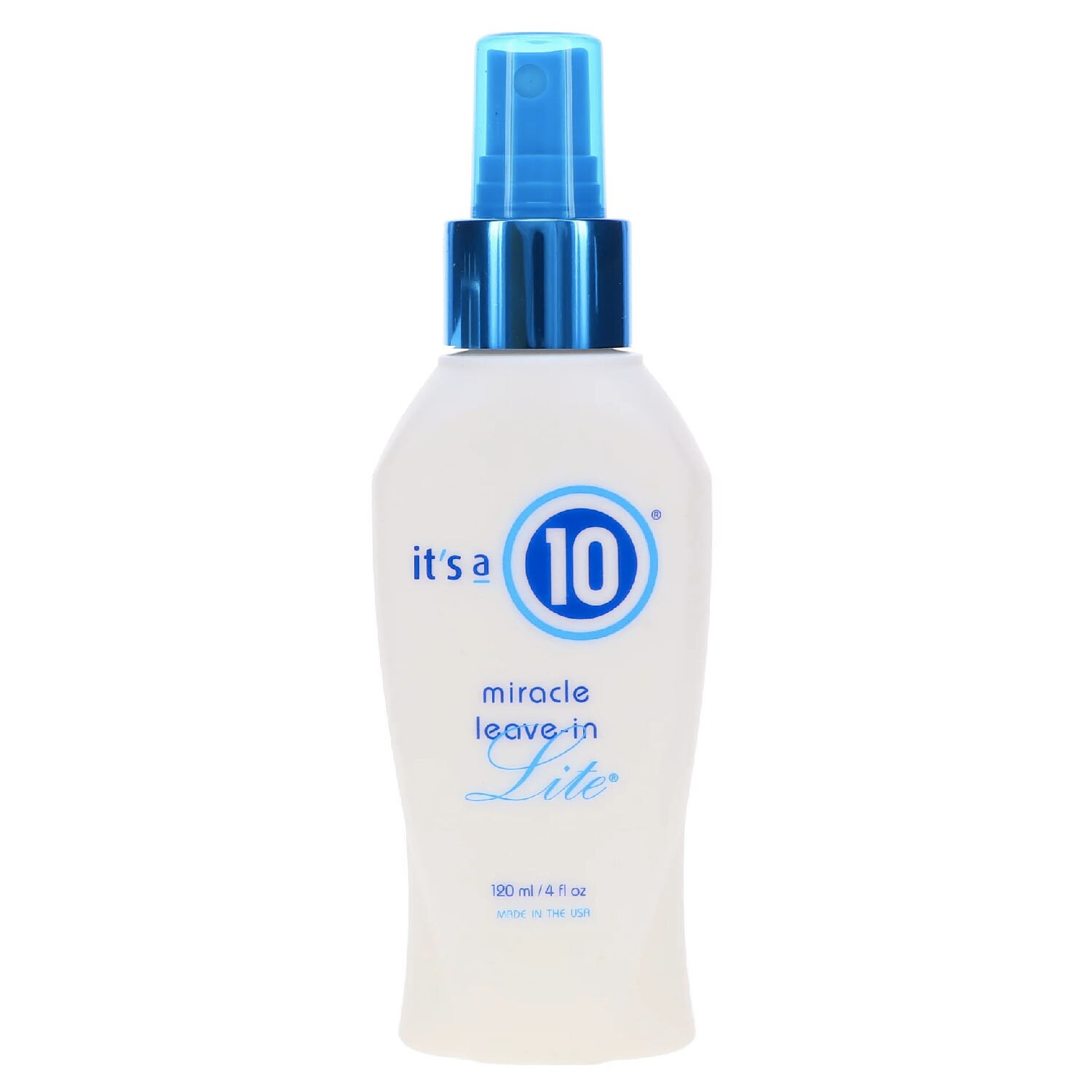 It's a 10 Volumizing Miracle Leave-In Lite, 4 OZ