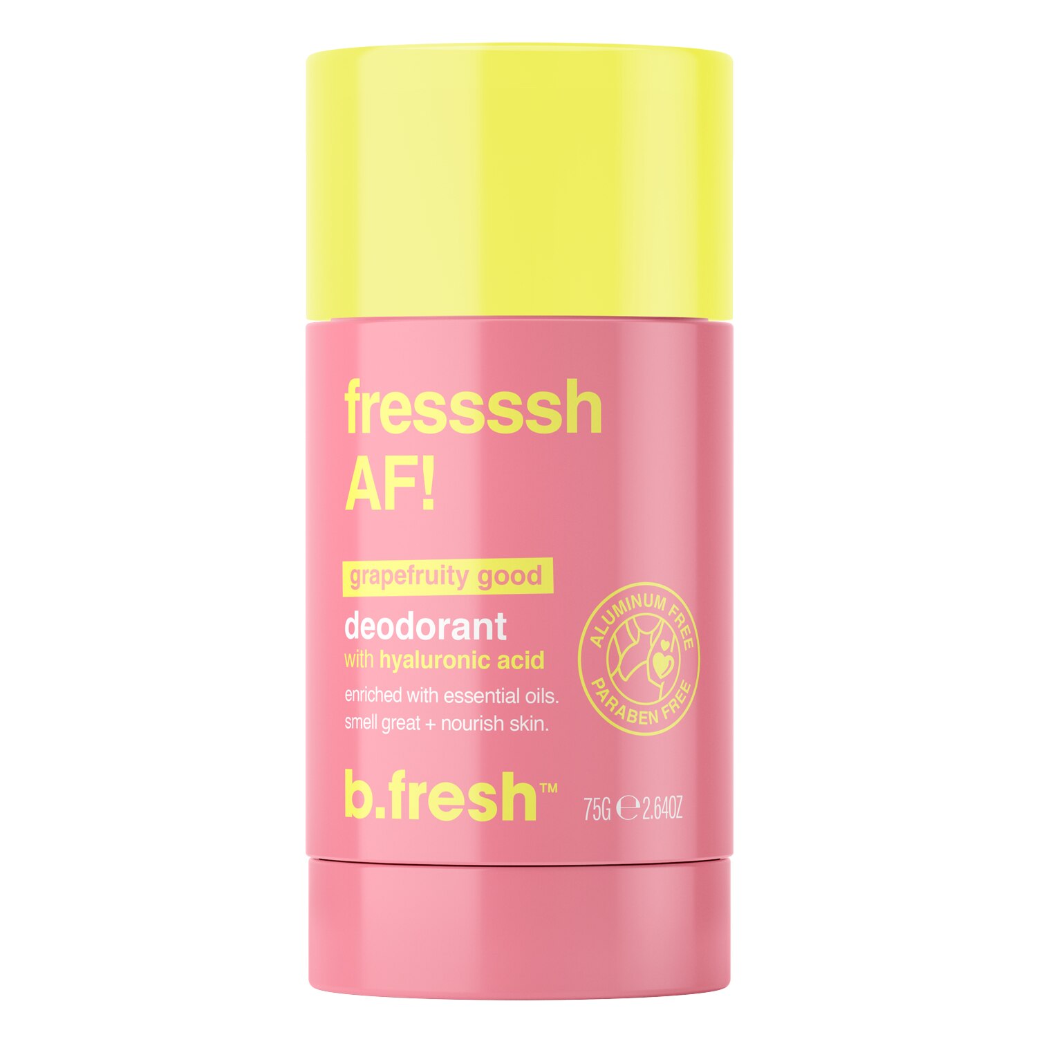 b.fresh Deodorant Stick, Grapefruity Good, 2.64 OZ