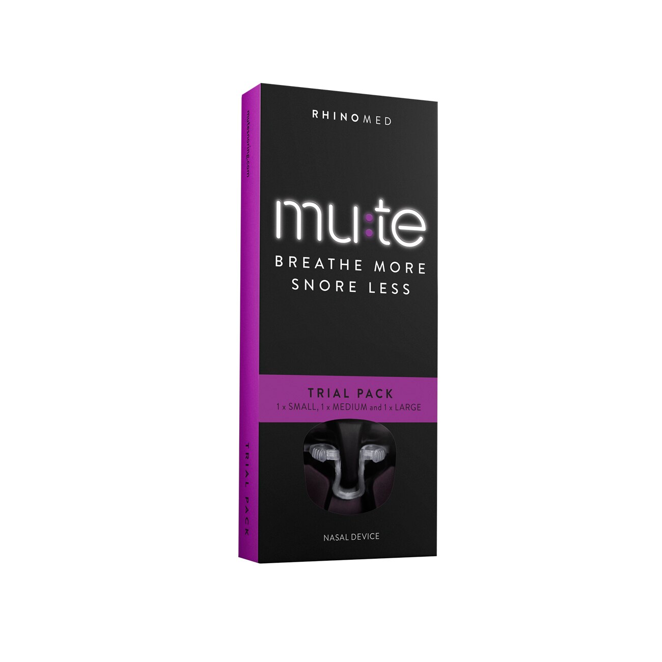 MUTE Breathe More, Snore Less Trial Pack, 3CT