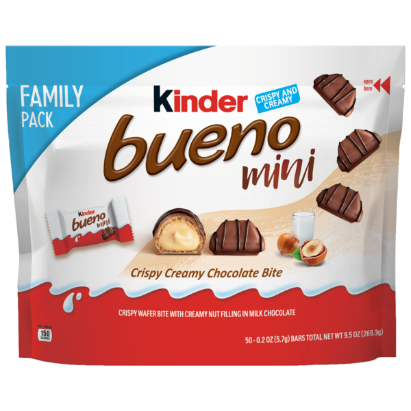 Kinder Bueno Mini Family Size Pack, 9.5 oz