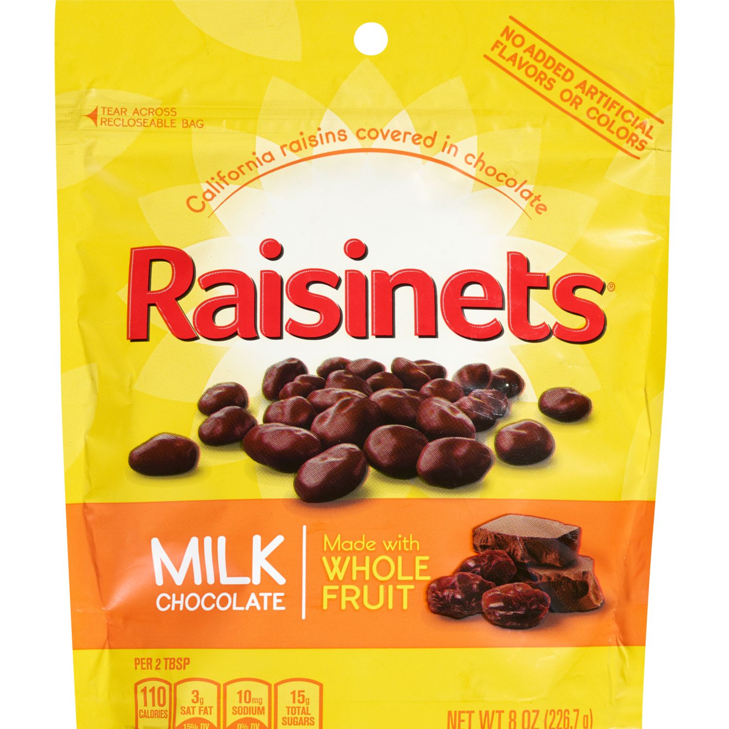 Raisinets Milk Chocolate Covered Raisins, 8 oz