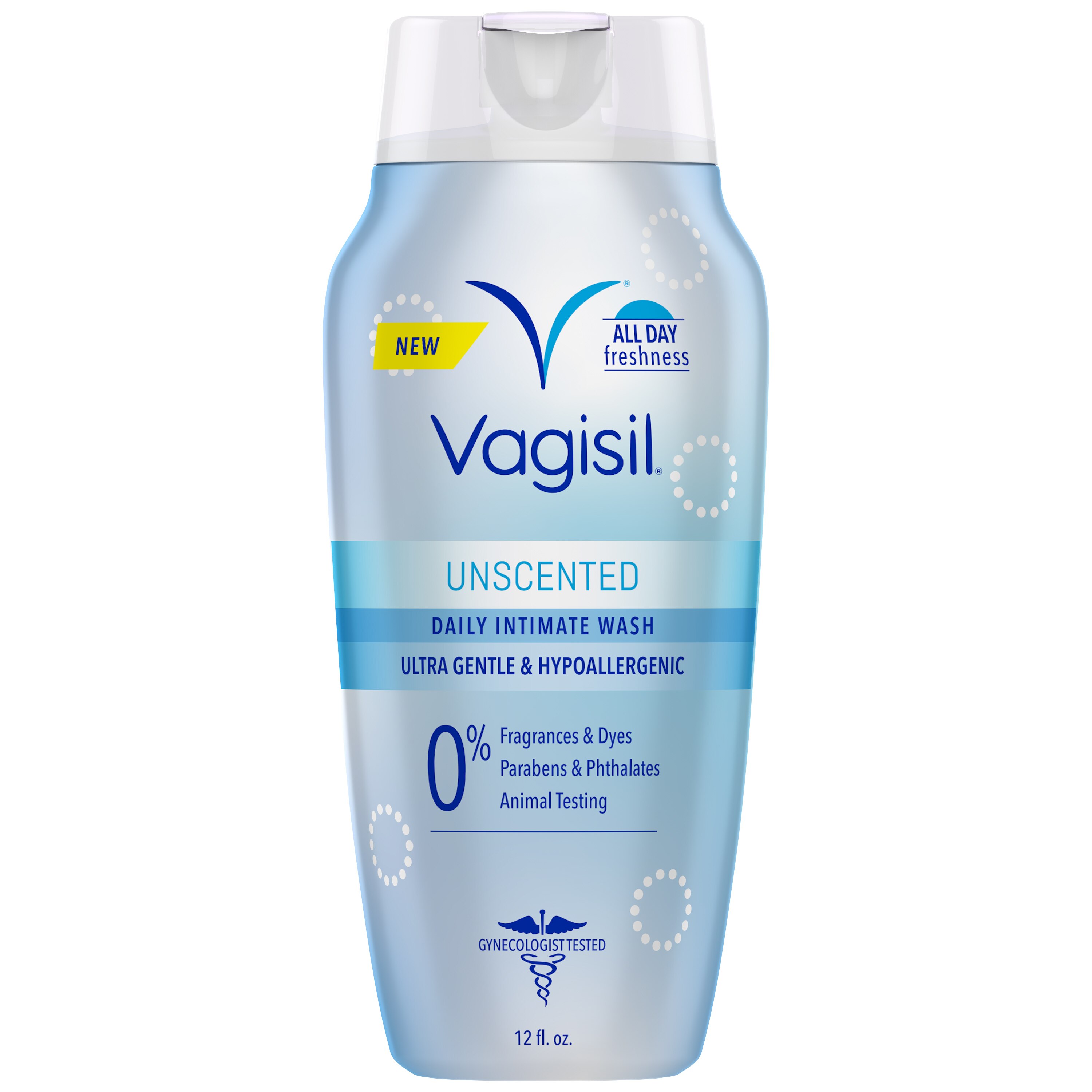 Vagisil Unscented Daily Intimate Wash, 12oz