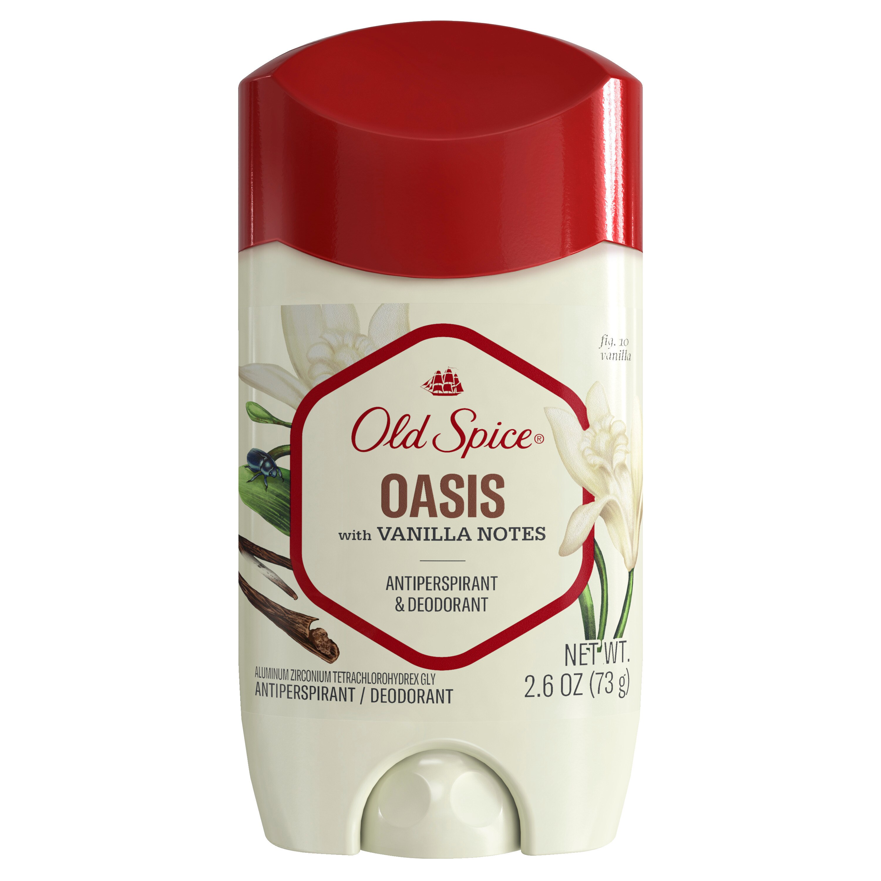 Old Spice All Day Antiperspirant & Deodorant Stick, Oasis, 2.6 OZ