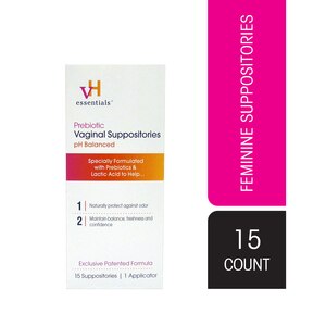 VH Essensitals Prebiotic Vaginal Suppositories