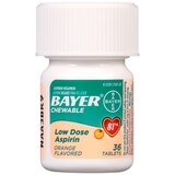 Aspirin Regimen Bayer, 81mg Chewable Tablets, Pain Reliever, 36/Pack, thumbnail image 5 of 5