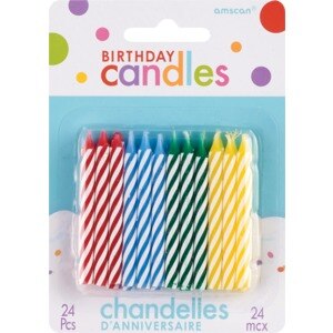 Amscan Birthday Candles, 24 ct