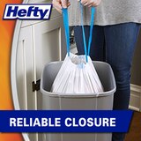 Hefty Ultra Strong Tall Kitchen Drawstring Trash Bags, 13 Gallon, 40 CT, thumbnail image 5 of 7