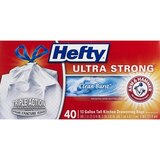 Hefty Ultra Strong 13 Gallon Tall Kitchen Drawstring Bags, 40 Bags, thumbnail image 1 of 8