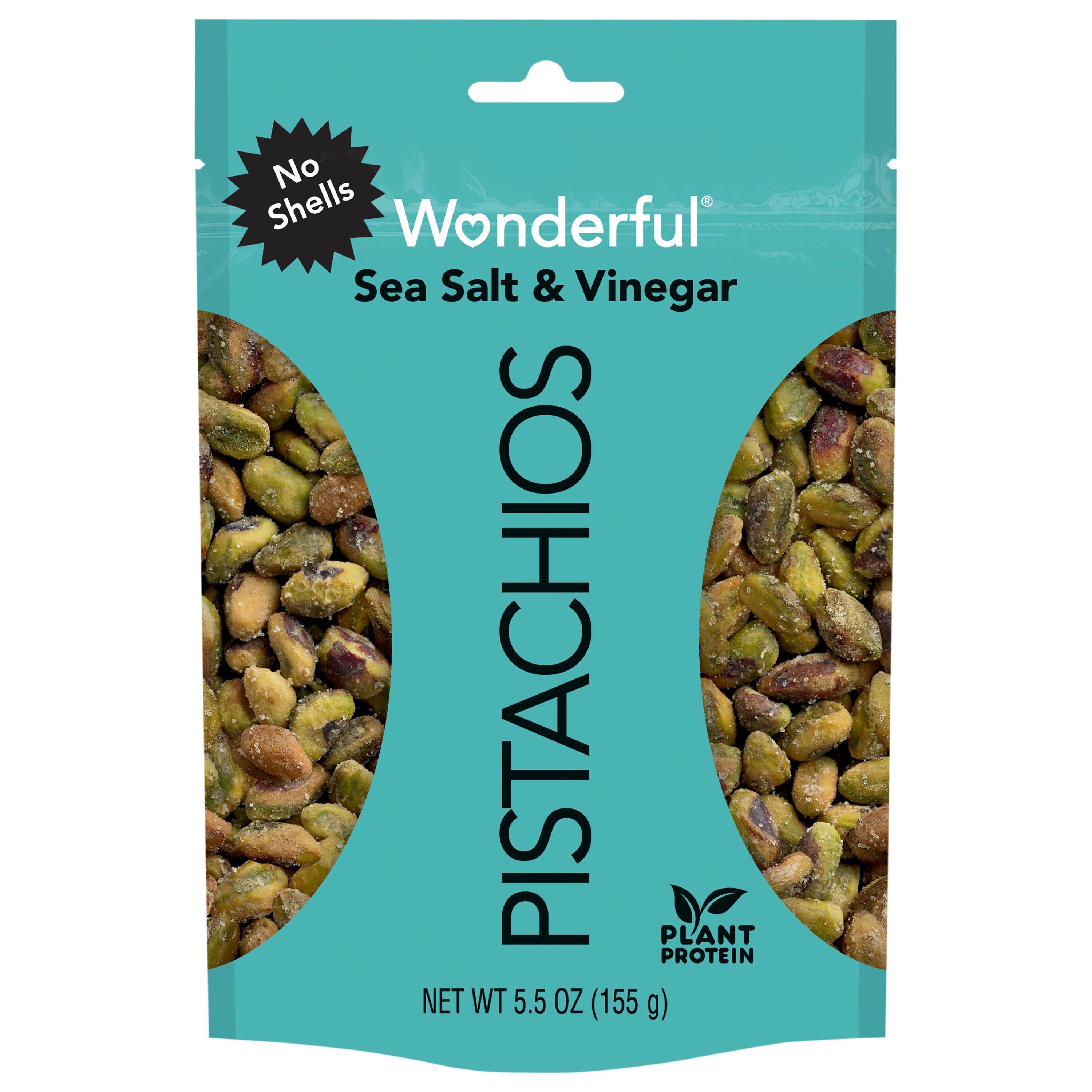 Wonderful Pistachios No Shells, Sea Salt & Vinegar Flavored Nuts