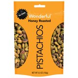 Wonderful Pistachios, No Shells, Honey Roasted Nuts, thumbnail image 1 of 3