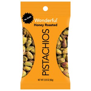 Wonderful Pistachios, No Shells, Honey Roasted Nuts