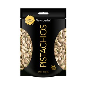 Wonderful Pistachios, Roasted and Lightly Salted, 16 oz