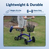 KneeRover HYBRID Knee Scooter with All Terrain Front Tires, thumbnail image 4 of 7