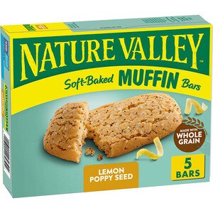 Nature Valley Lemon Poppy Seed Soft-Baked Muffin Bars, 5 ct