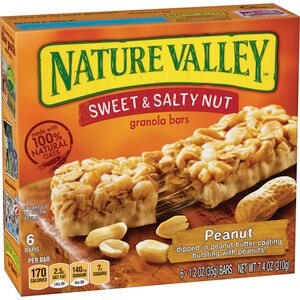 Nature Valley Sweet & Salty Peanut Granola Bars, 6 ct