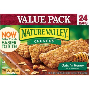 Nature Valley Oats 'n Honey Crunchy Granola Bars Sports Pack