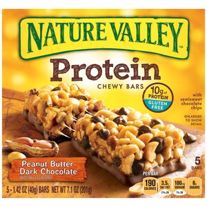 Nature Valley Protein Chewy Bars, Peanut Butter Dark Chocolate