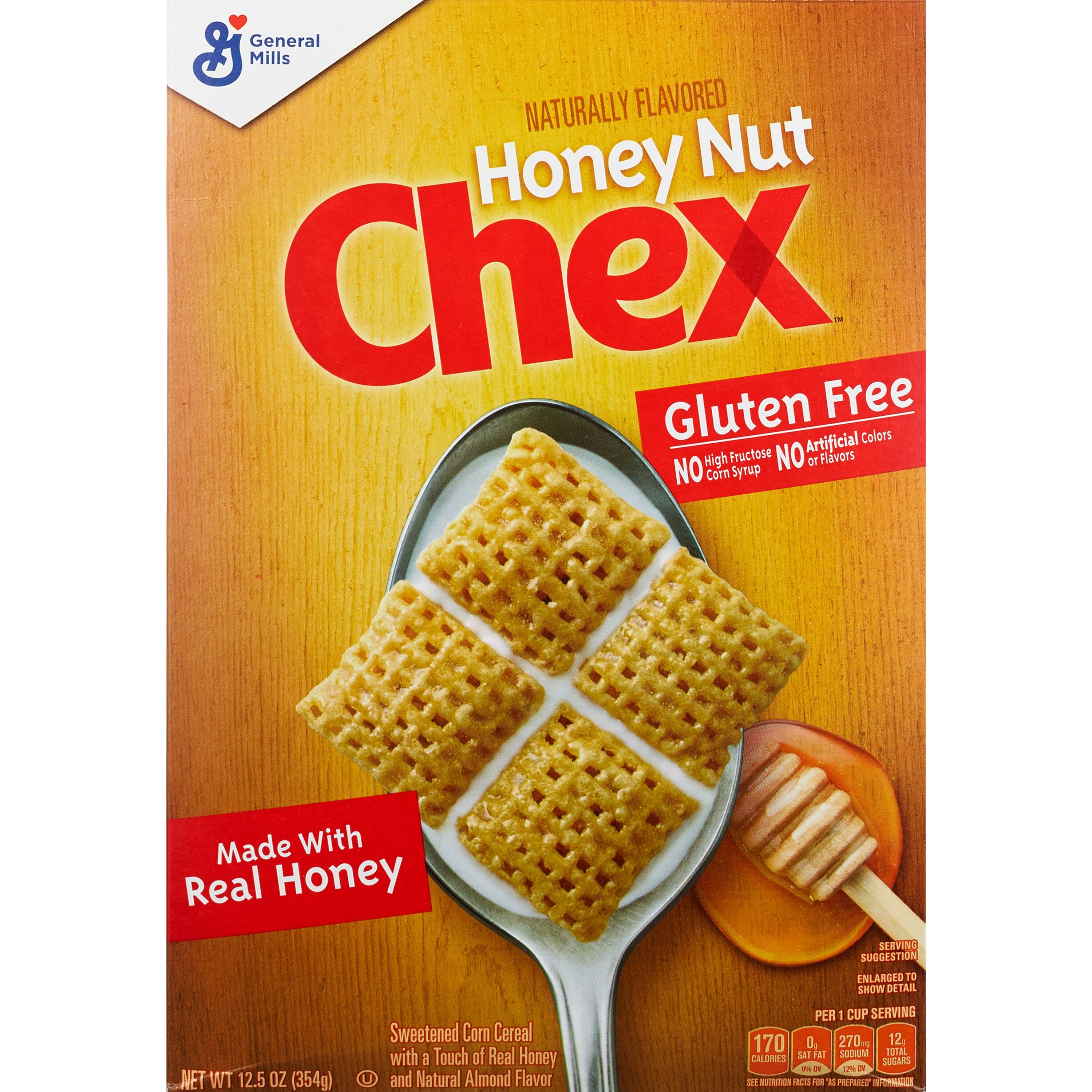 Chex Honey Nut Cereal, 12.5 OZ