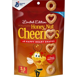 Honey Nut Cheerios Cereal Pouch, 3.5 oz