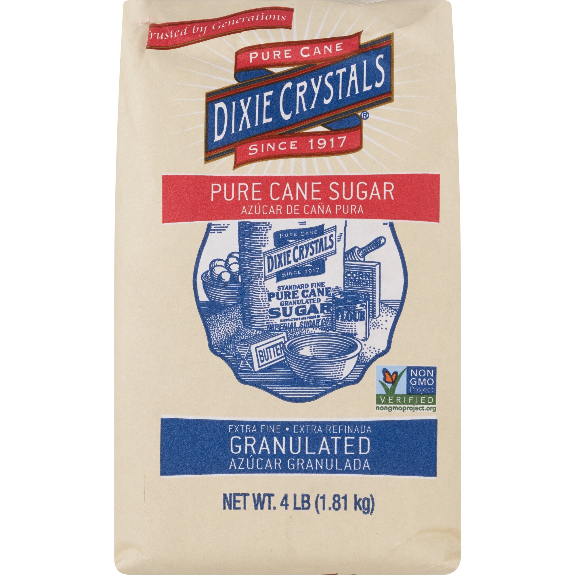 Dixie Crystrals, Granulated Pure Cane Sugar, 64 OZ