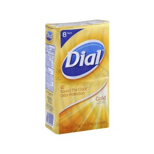 Dial Antibacterial Deodorant Bar Soap, Gold