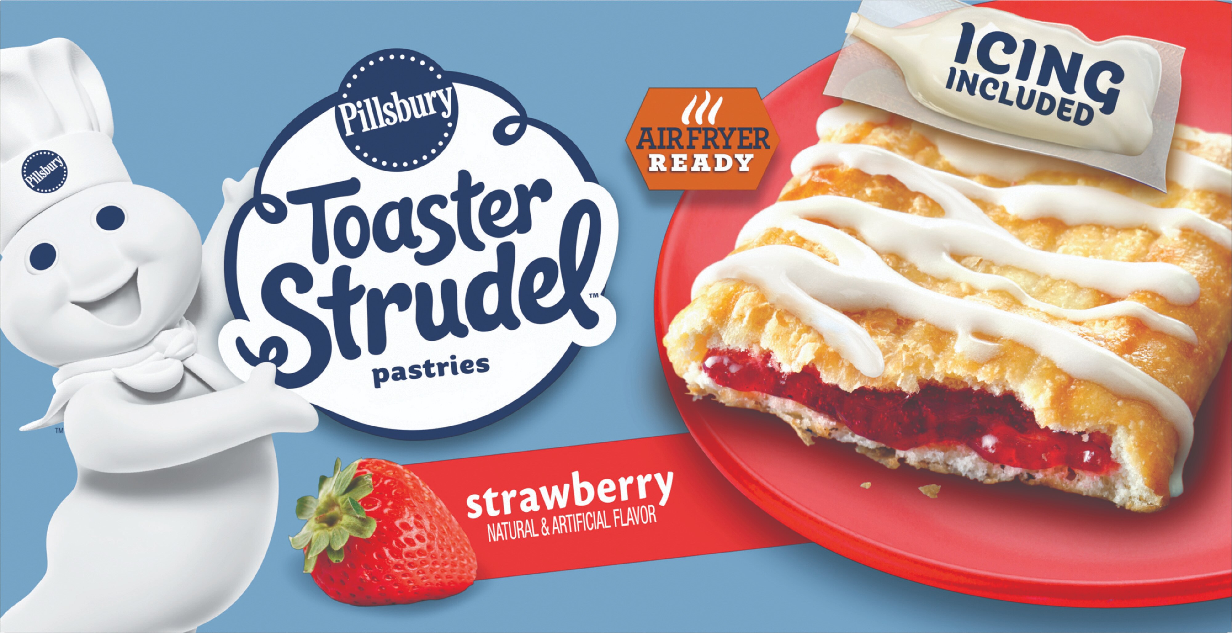 Pillsbury Toaster Strudel Strawberry, 6 ct, 11.7 oz
