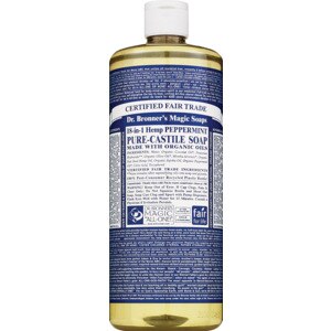 Dr. Bronner's Magic Soaps Peppermint Pure-Castile Liquid Soap