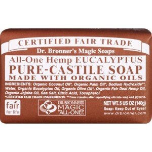 Dr. Bronner's Magic Soaps Eucalyptus Pure-Castile Bar Soap