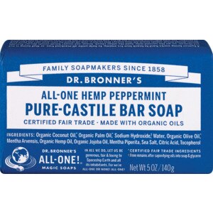 Dr. Bronner's Magic Soaps Peppermint Pure-Castile Bar Soap