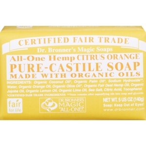 Dr. Bronner's Magic Soaps Citrus Orange Pure-Castile Bar Soap