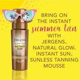 Jergens Natural Glow Instant Sun Moisturizing Mousse, thumbnail image 5 of 9