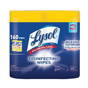 Lysol Disinfecting, Wipes Lemon and Lime Blossom