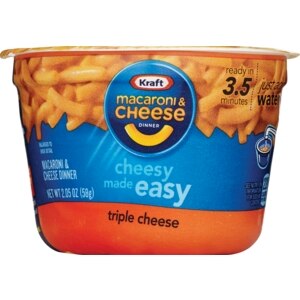 Kraft Easy Mac Cup Triple Cheese, 2.05 OZ