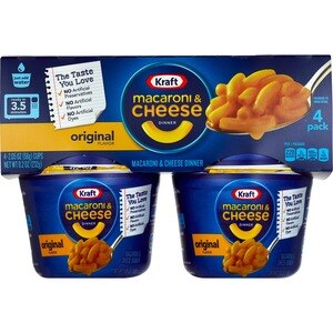 Kraft Easy Mac Original Microwavable Macaroni & Cheese Dinner