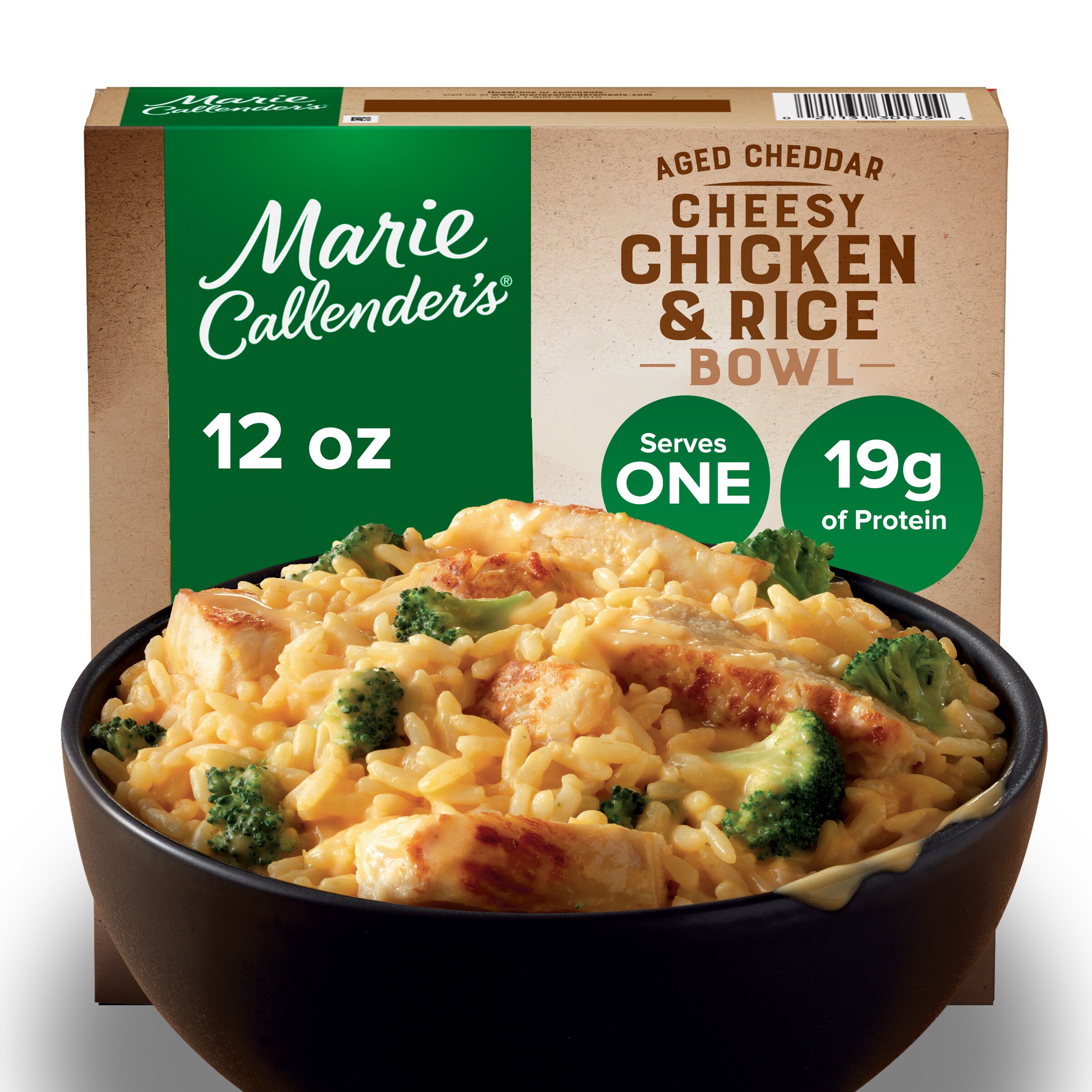 Marie Callender's Aged Cheddar Cheesy Chicken & Rice Bowl, 12 oz