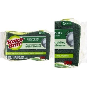 Scotch-Brite Heavy Duty Scrub Sponge, 3 ct
