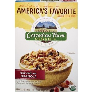 Cascadian Farm Organic Fruit and Nut Granola