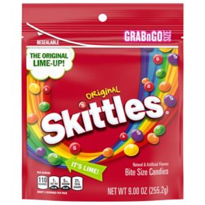 SKITTLES Original Chewy Candy Grab N Go, 9 oz Bag