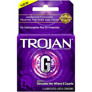 Trojan G Condom, 3 CT