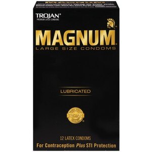Trojan Magnum Large Lubricated Latex Condoms