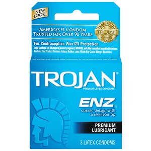 Trojan ENZ Lubricated Latex Condoms