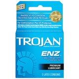 Trojan ENZ Lubricated Latex Condoms, 12 CT, thumbnail image 1 of 1