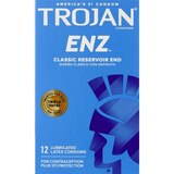 Trojan Enz Spermicidal Lubricant Latex Condoms, thumbnail image 1 of 1