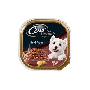 Cesar Home Delights Beef Stew Dog Food Tray