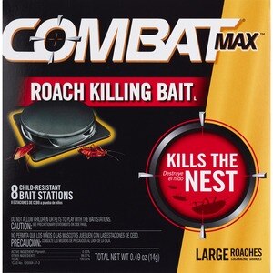 Combat Max Large Roach Killing Bait, 8 CT