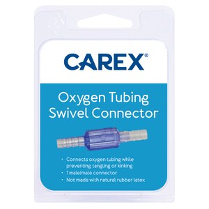 Carex Oxygen Tubing Swivel Connector, Male