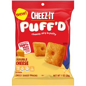 Cheez-It Puff'd Double Cheese Puffed Snack Crackers, 1 oz