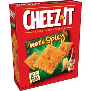 Cheez-It Baked Snack Cheese Crackers, Hot & Spicy, 7 oz