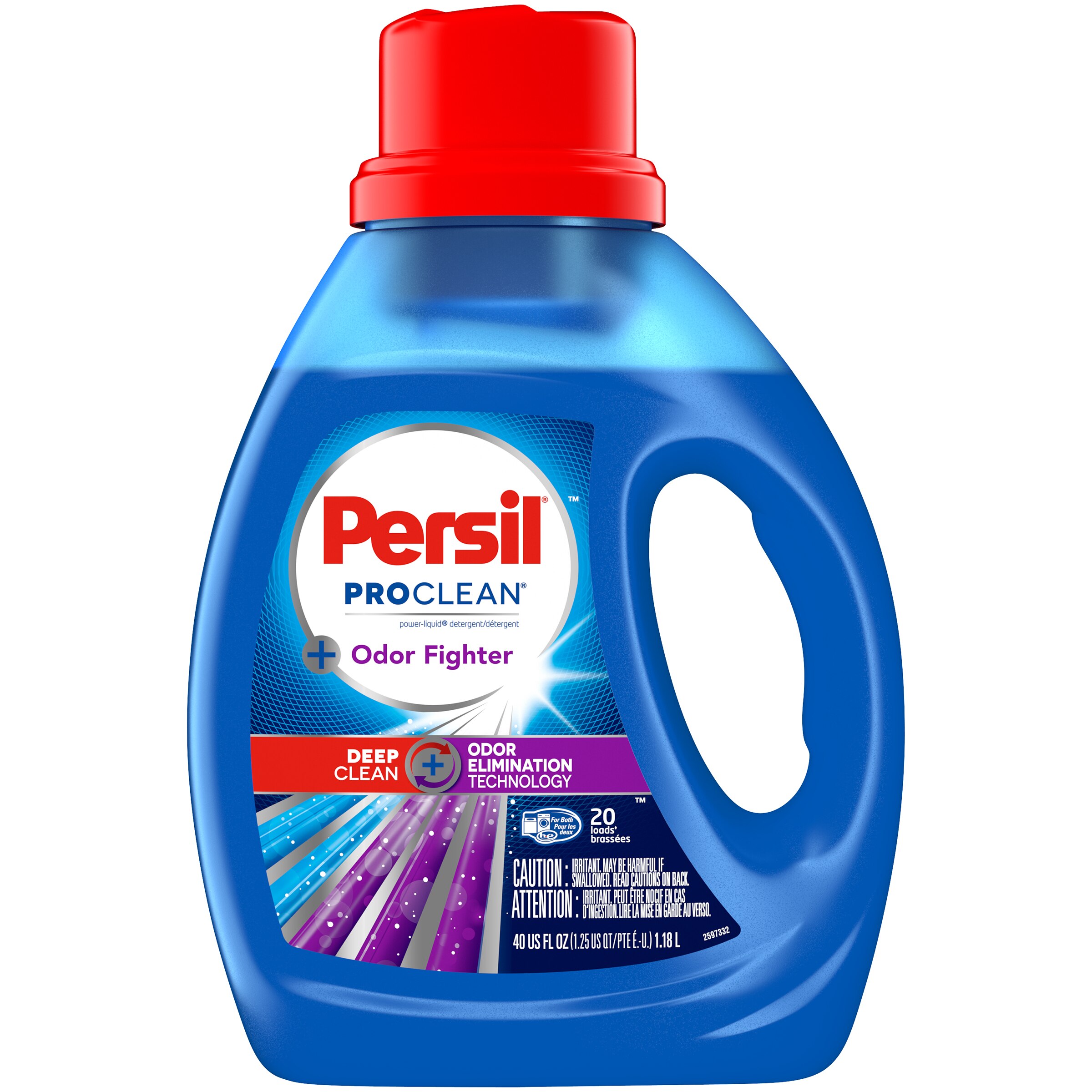 Persil ProClean Liquid Laundry Detergent, Advanced Deep Clean + Odor Fighter, 40 oz, 20 Loads